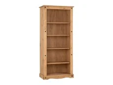 Seconique Seconique Corona Pine Tall Wooden Bookcase