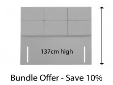 Shire Big Cobbled Fabric Floor Standing Headboard Shire Big Cobbled Fabric Floor Standing Headboard