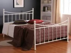 Time Living Alderley Ivory Metal Bed Frame Time Living Alderley Ivory Metal Bed Frame