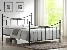 Time Living Time Living Alderley 4ft6 Double Black Metal Bed Frame