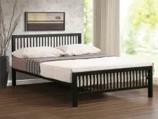 Time Living Time Living Meridian 5ft King Size Black Metal Bed Frame