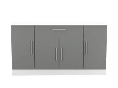 Welcome Contrast 4 Door 1 Drawer Sideboard (Assembled)